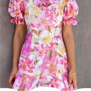 Vici Yasmina floral mini dress spring